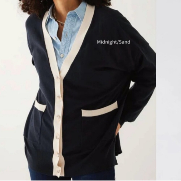 Mersea The Anywhere Navy Cardigan - Picture 1 of 4